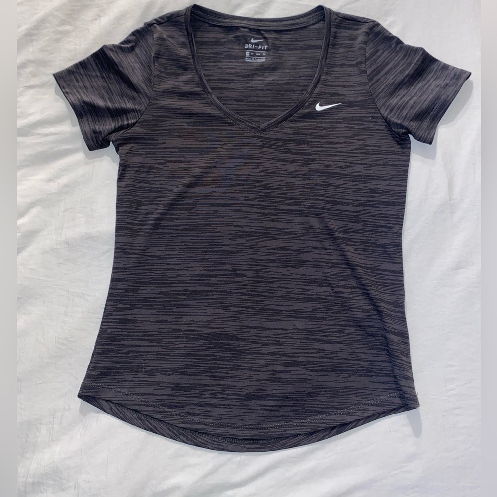 Nike dri fit grey shot sleeve